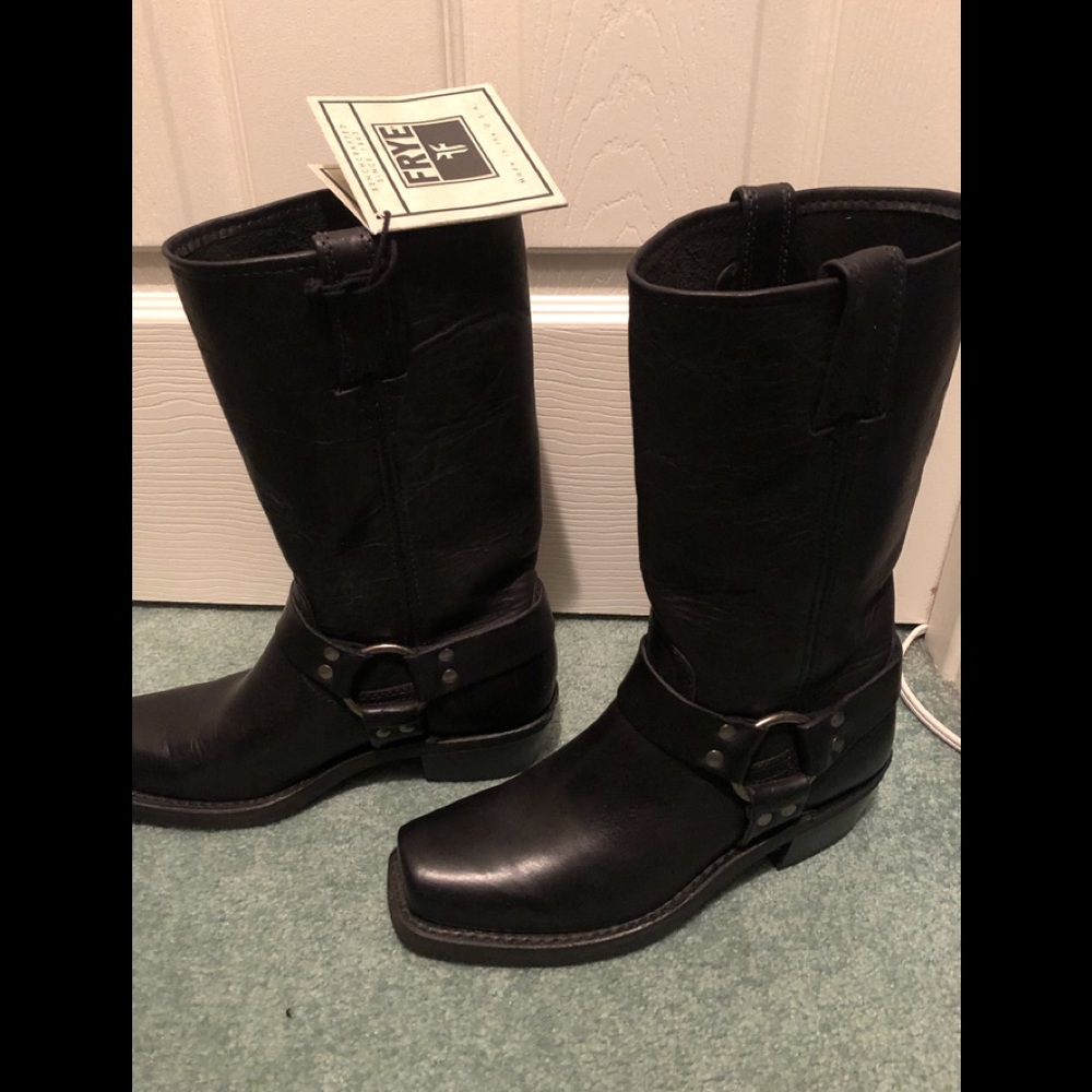 Frye harness boots